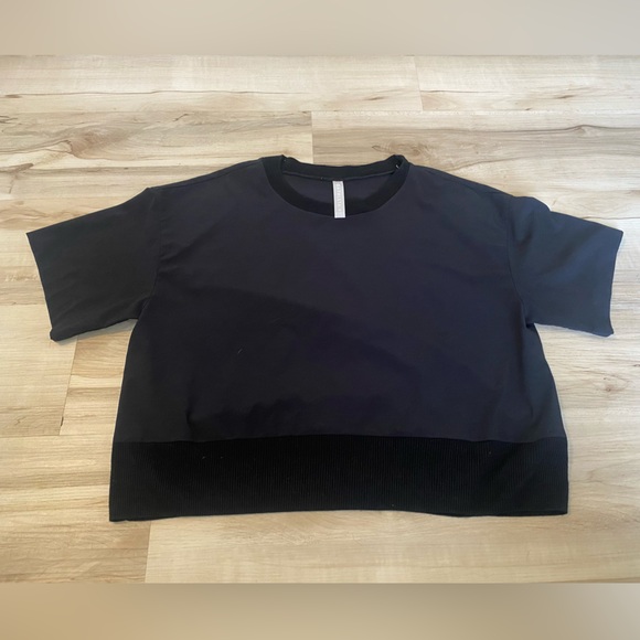 Athleta Tops - Athleta Black Crew Neck Top-#106